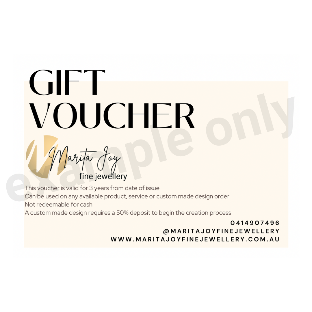 Marita Joy Fine Jewellery Gift Voucher